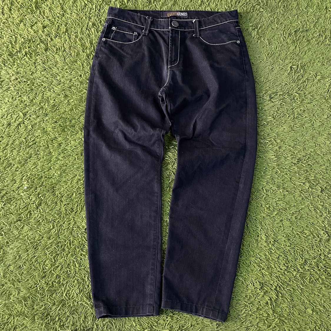 에비수 백로고 데님팬츠 상품이미지2