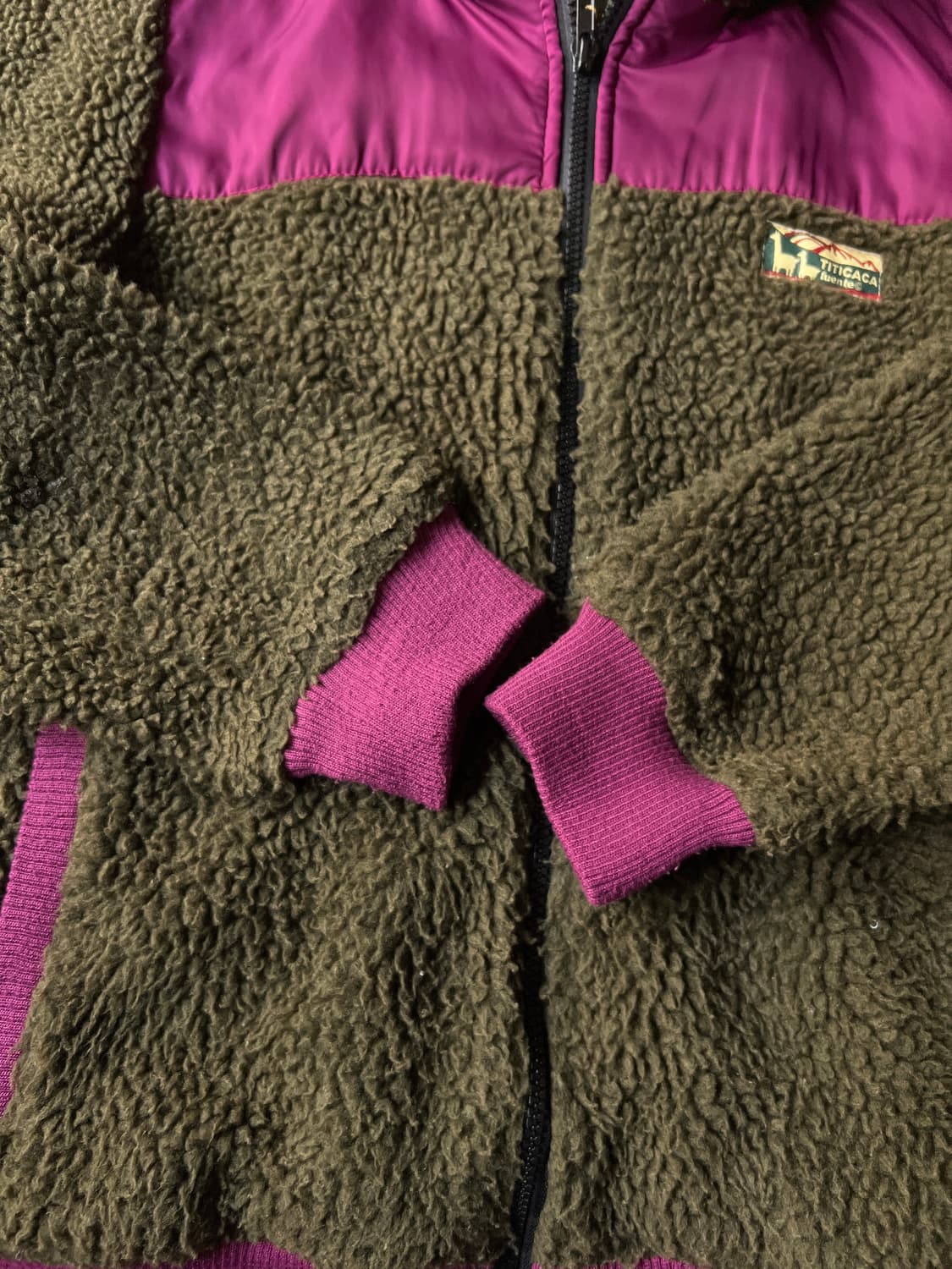 [L]TITICACA 우먼스 딥파일 후드 집업 플리스 상품이미지4