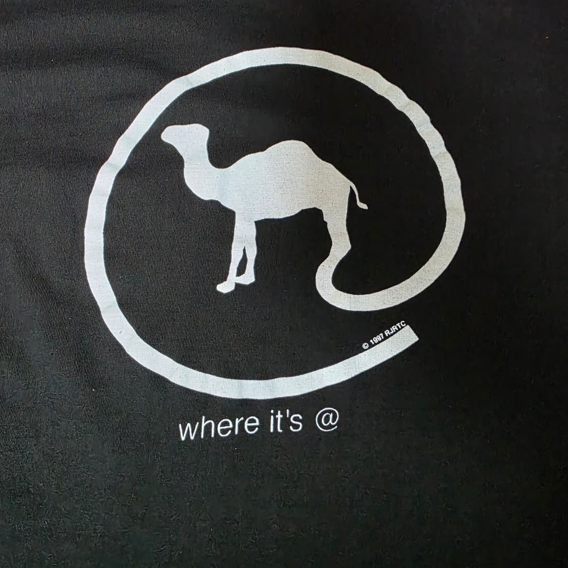 [XL] 90s 카멜 포켓 프로모 티셔츠 ver. fit like L 상품이미지4