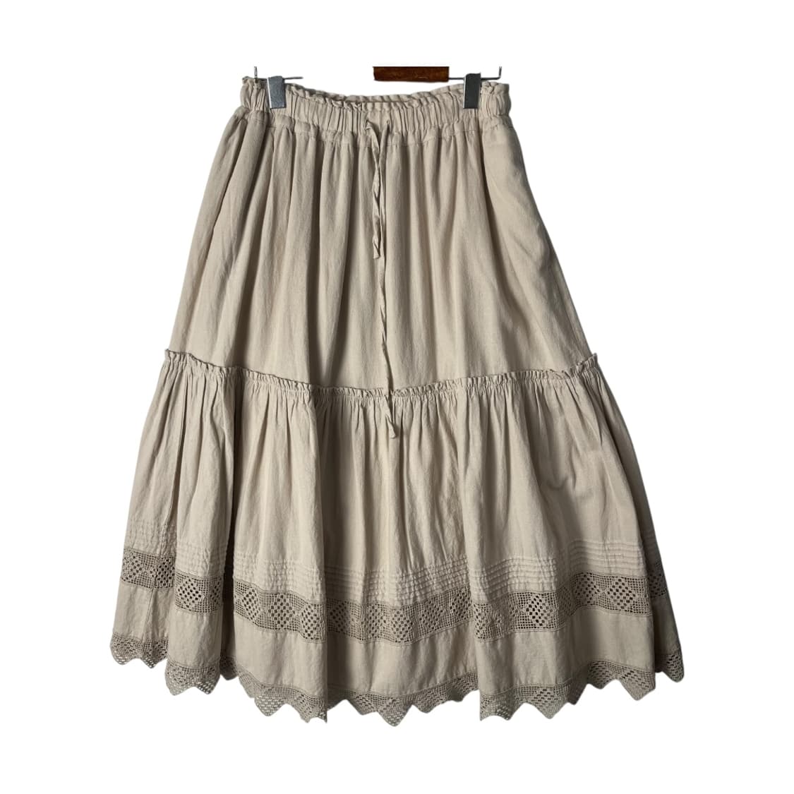 [SM2] 사만사모스2 크로쉐 레이어드 롱스커트 상품이미지1