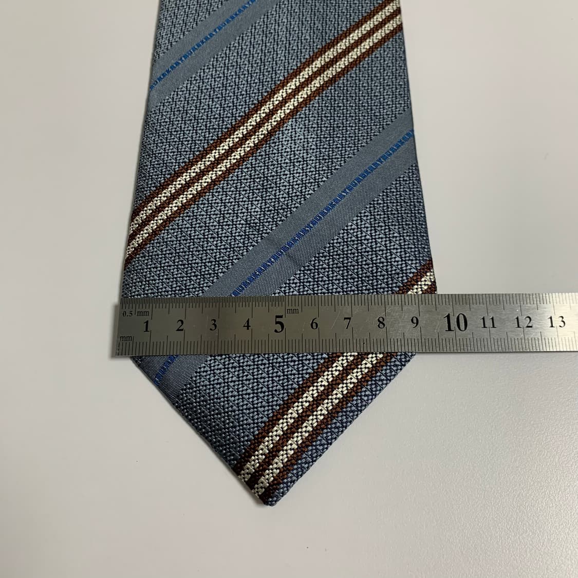 버버리(BURBERRY) 스트라이프 명품넥타이 로고플레이 A+등급 상품이미지10