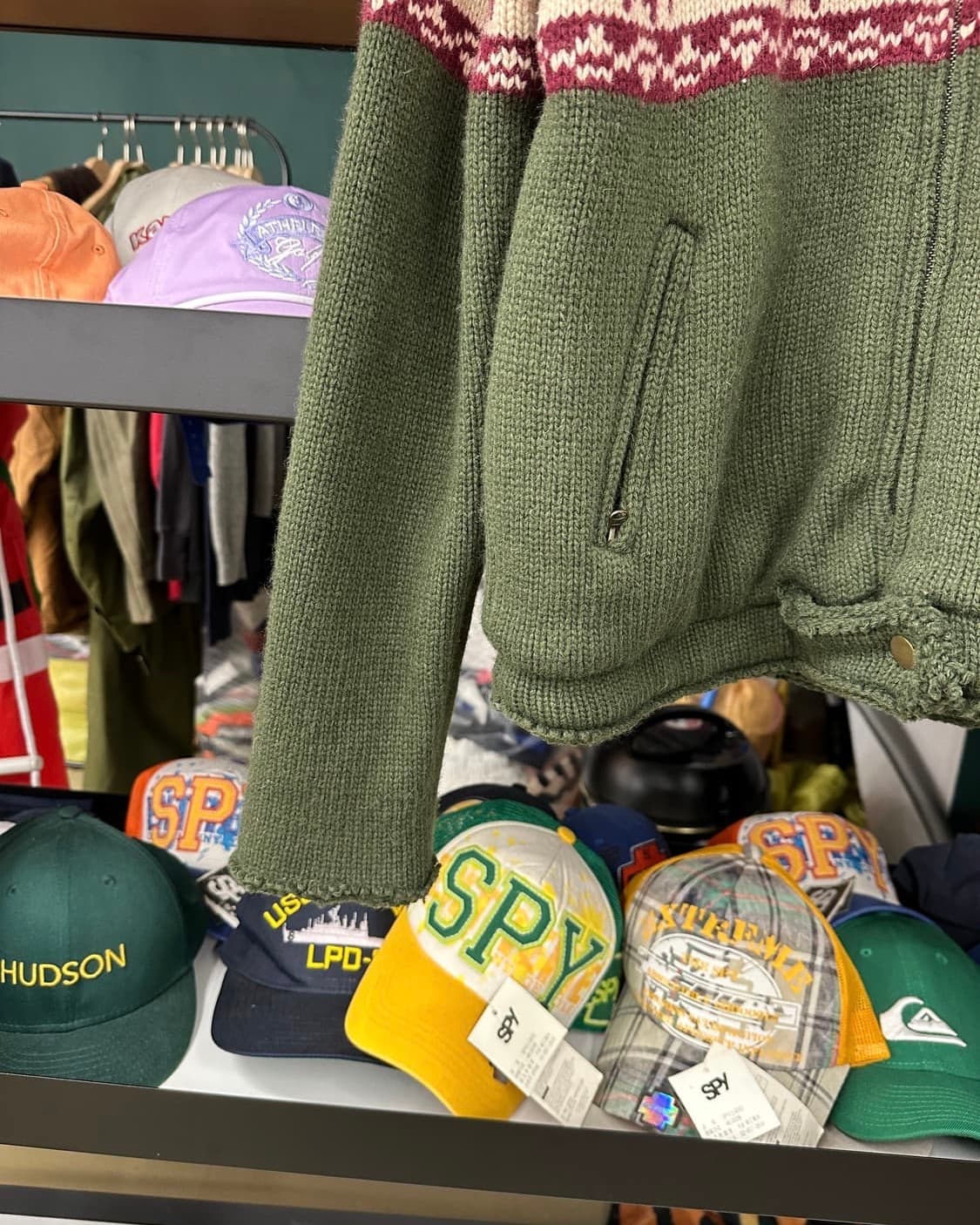 빈티지 코위찬 니트 집업 M 상품이미지3