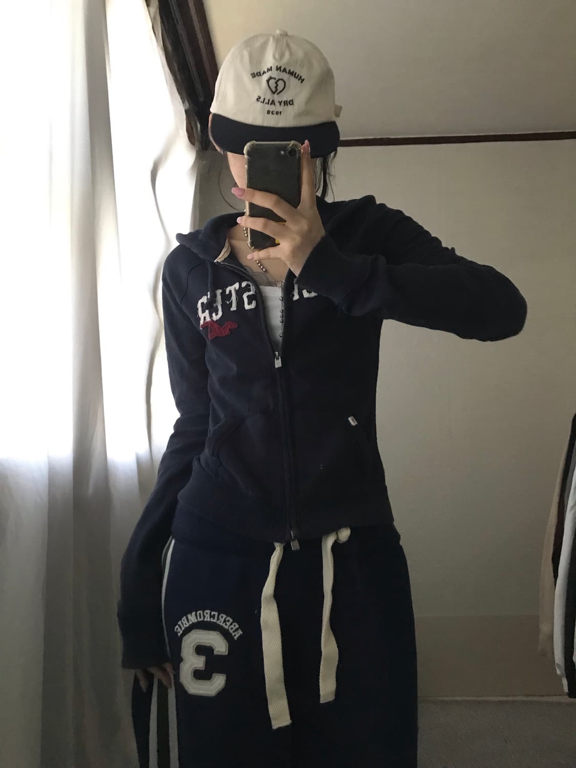 홀리스터 네이비 슬림핏 후드집업 상품이미지4