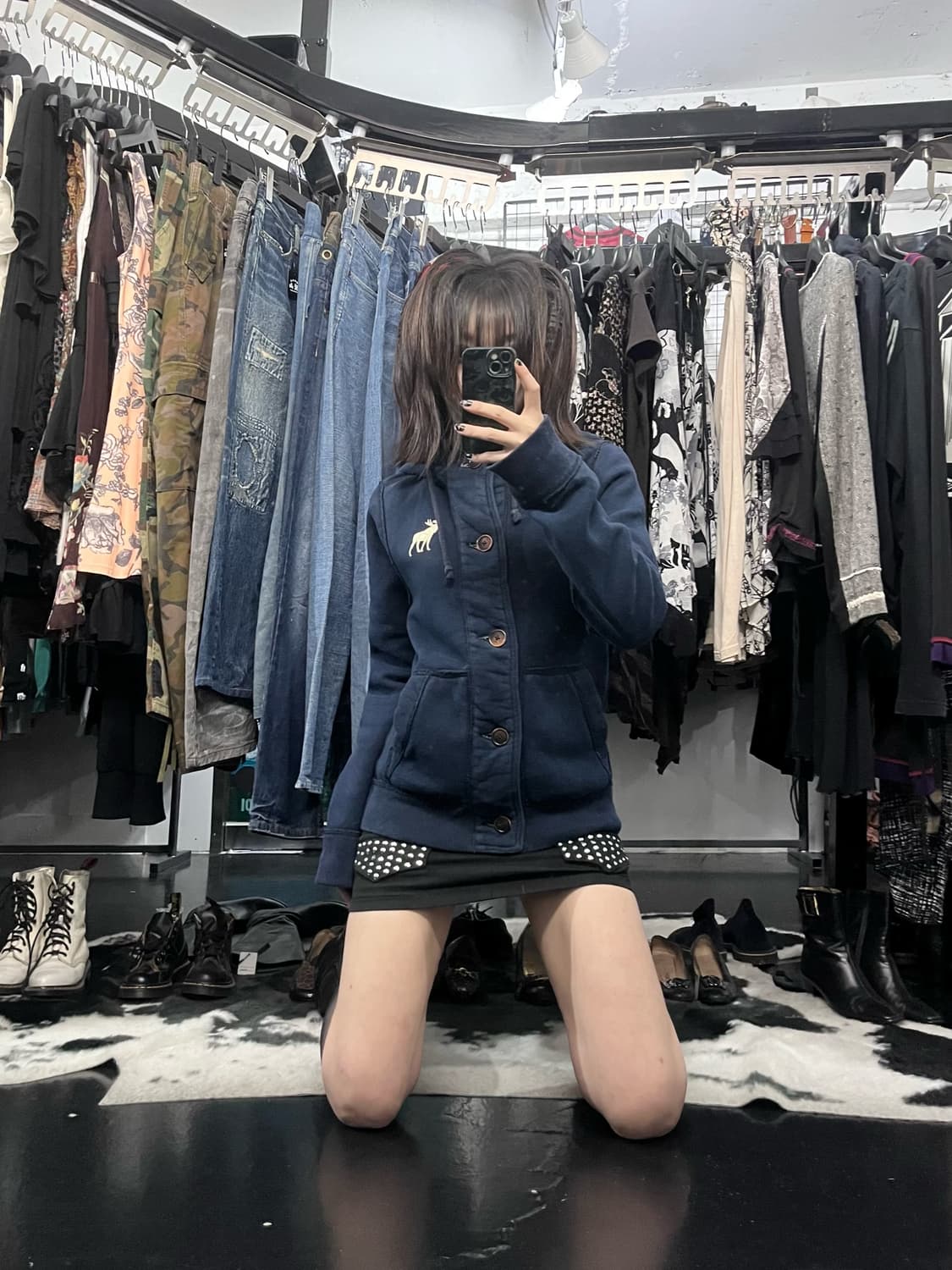 아베크롬비 슬림핏 후드집업 상품이미지1