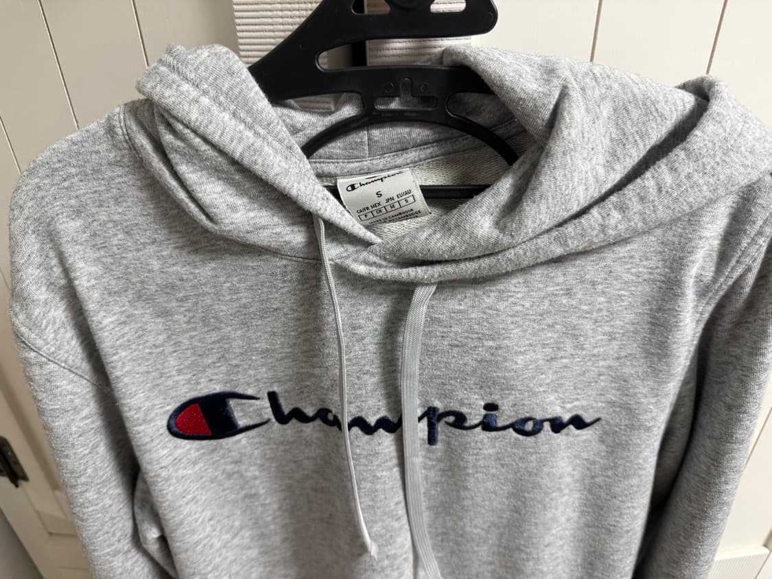 챔피온 후드티 그레이 S 상품이미지1