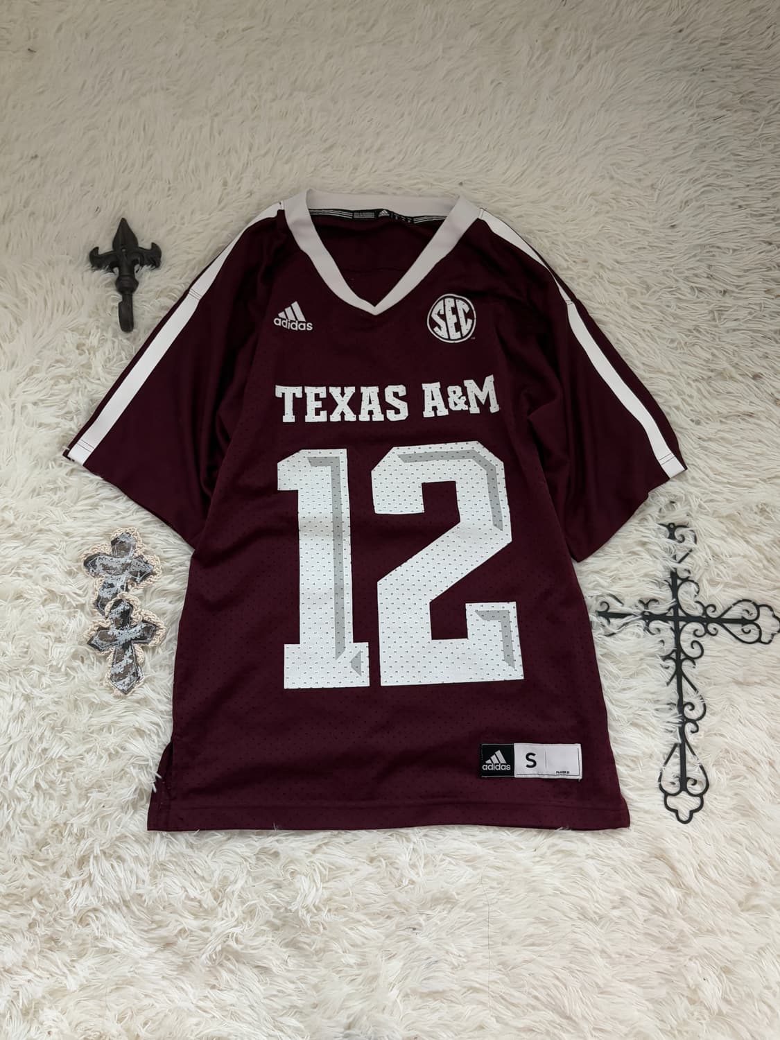 Adidas Burgundy Football T-Shirt 상품이미지4