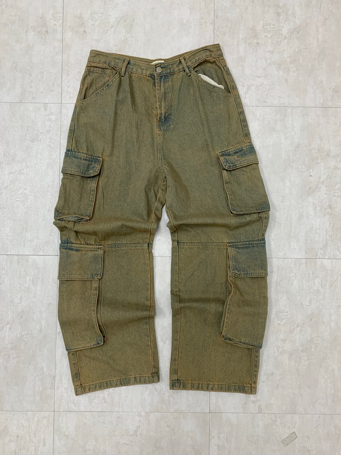 일본 빈티지 와이드 카고팬츠#760 상품이미지1