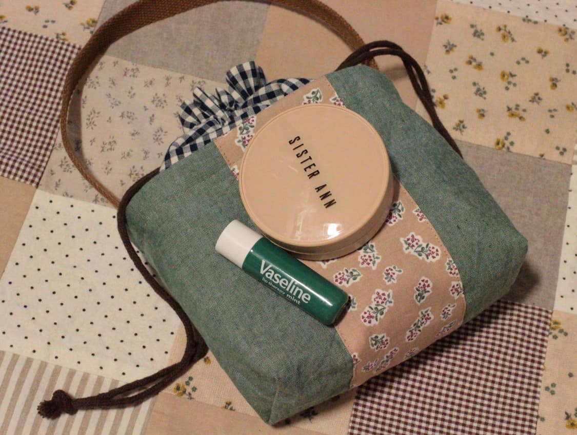 핸드메이드 손잡이 스트링 파우치 상품이미지4