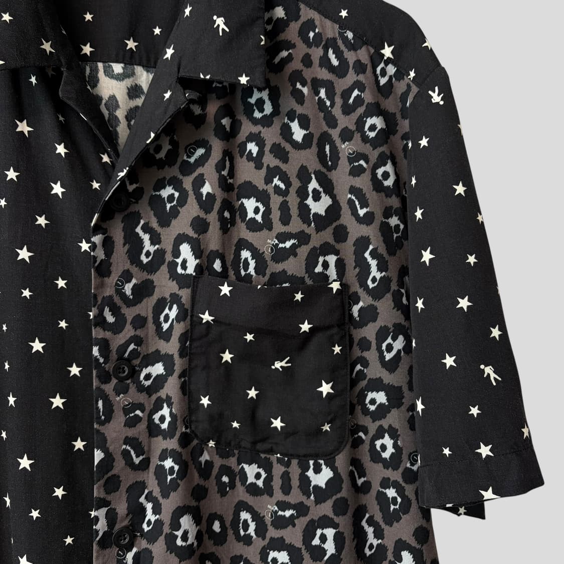 (L)GU 지유 1MW by SOPH 소프넷 믹스드 레오파드 하프셔츠 상품이미지5