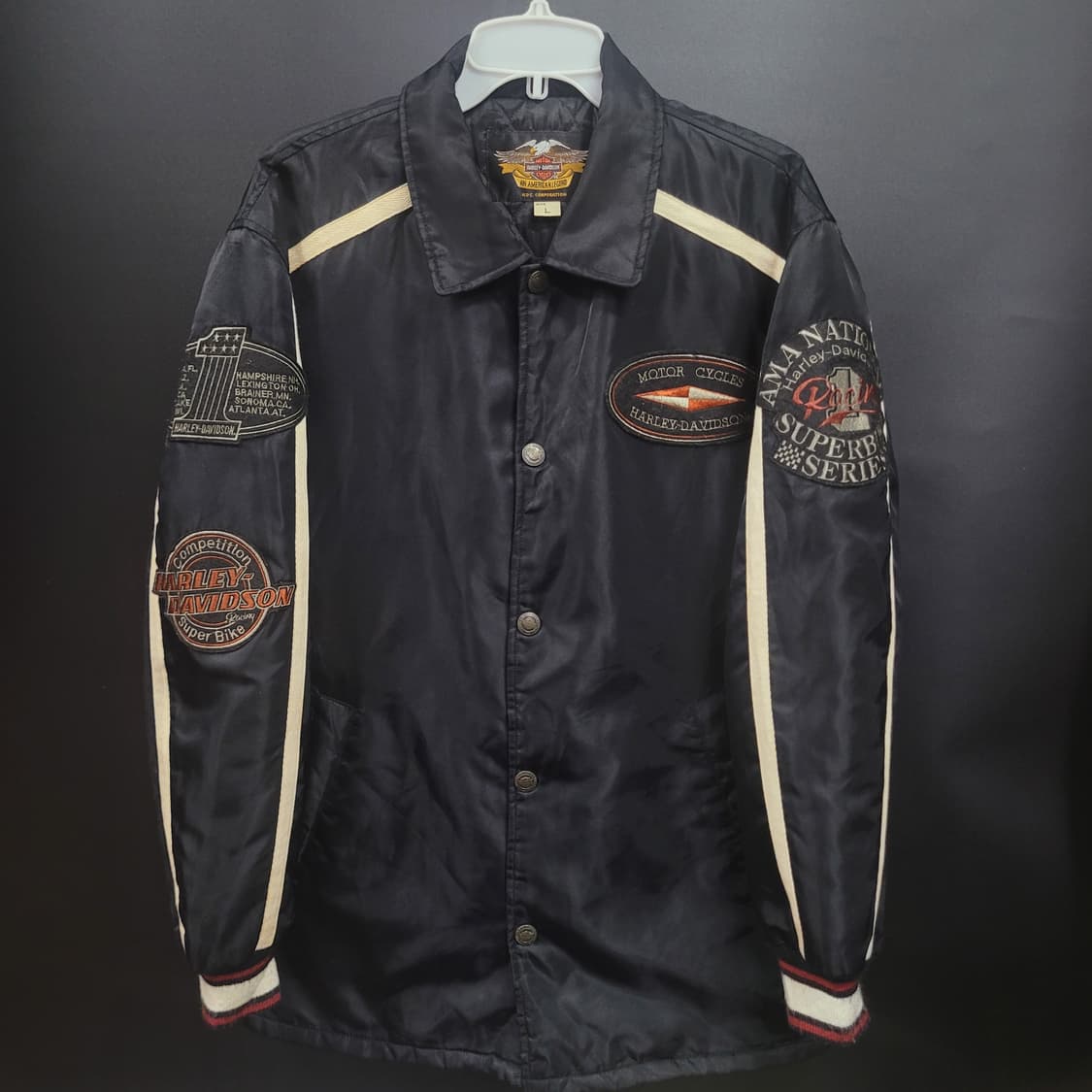HARLEY DAVIDSON 할리데이비슨 빈티지  레이싱 자켓  상품이미지1