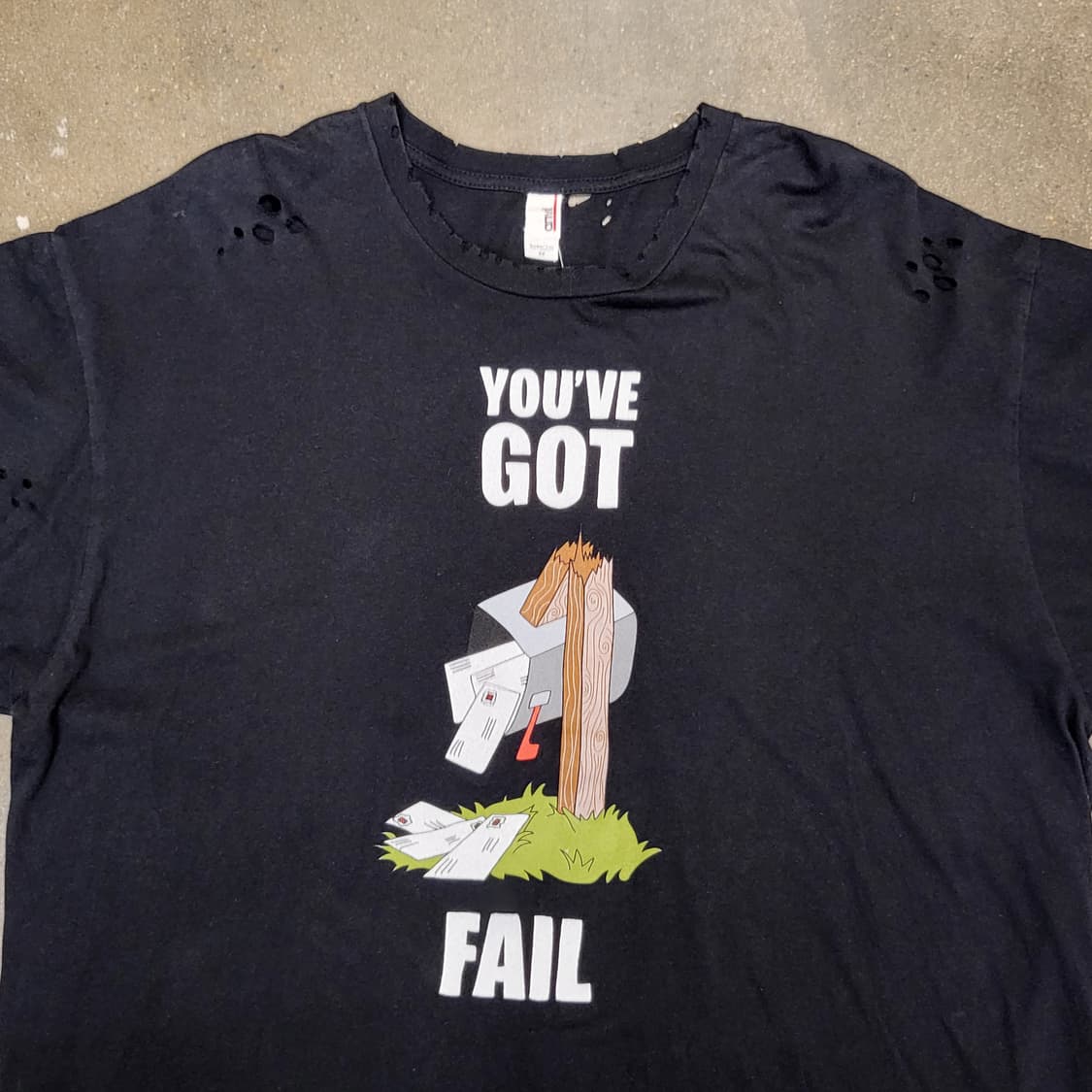 앤빌 You've Got Fail 데미지 반팔 티셔츠 상품이미지2