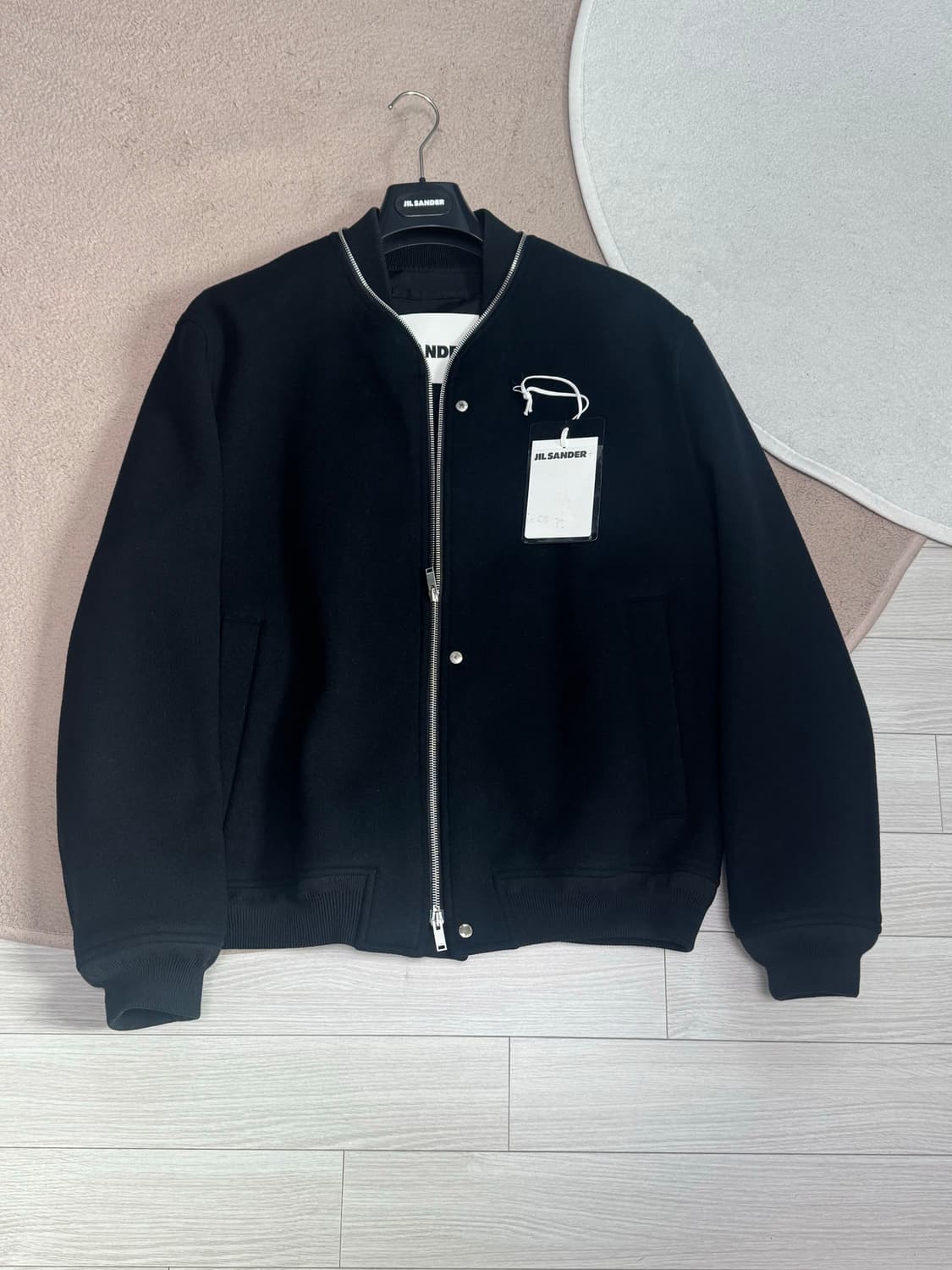 질샌더 울 개버딘 봄버 자켓 48 상품이미지1