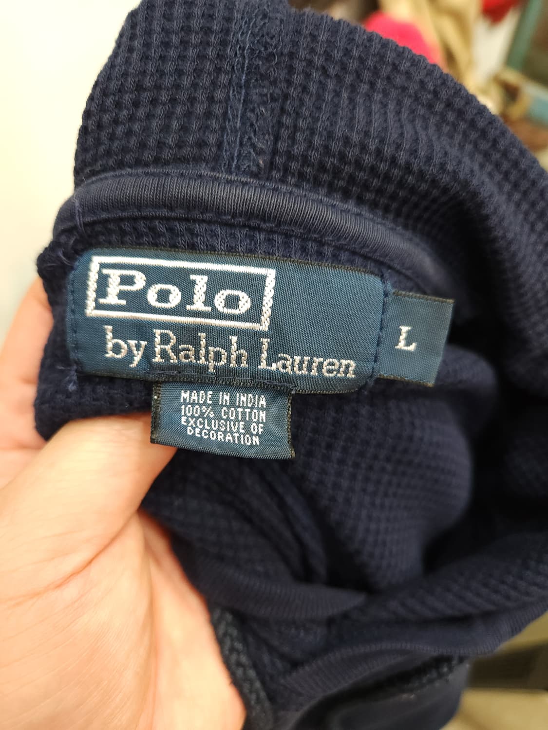 폴로 랄프로렌 네이비 와플 후드

 상품이미지5