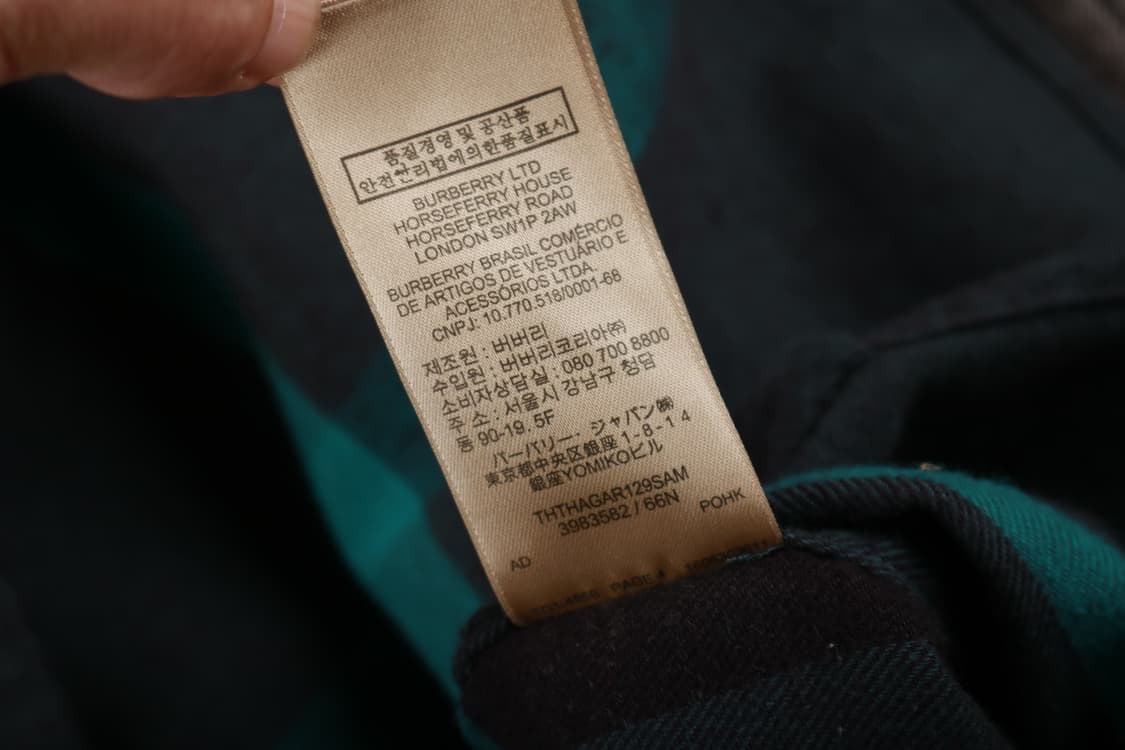 [XL] 버버리 노바체크 셔츠 남방 상품이미지7