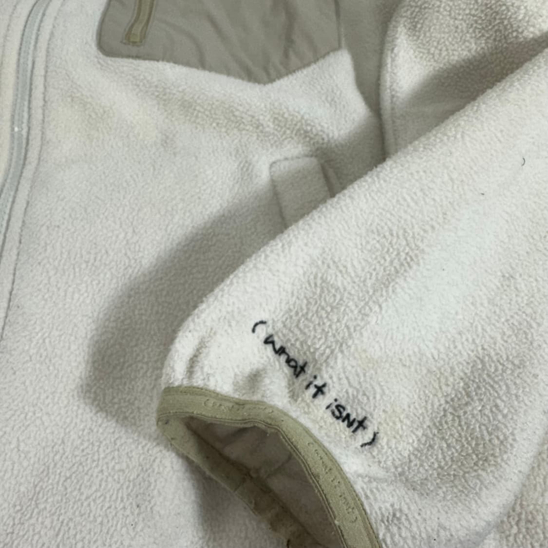 M 마크곤잘레스 아이보리 후리스집업 상품이미지2