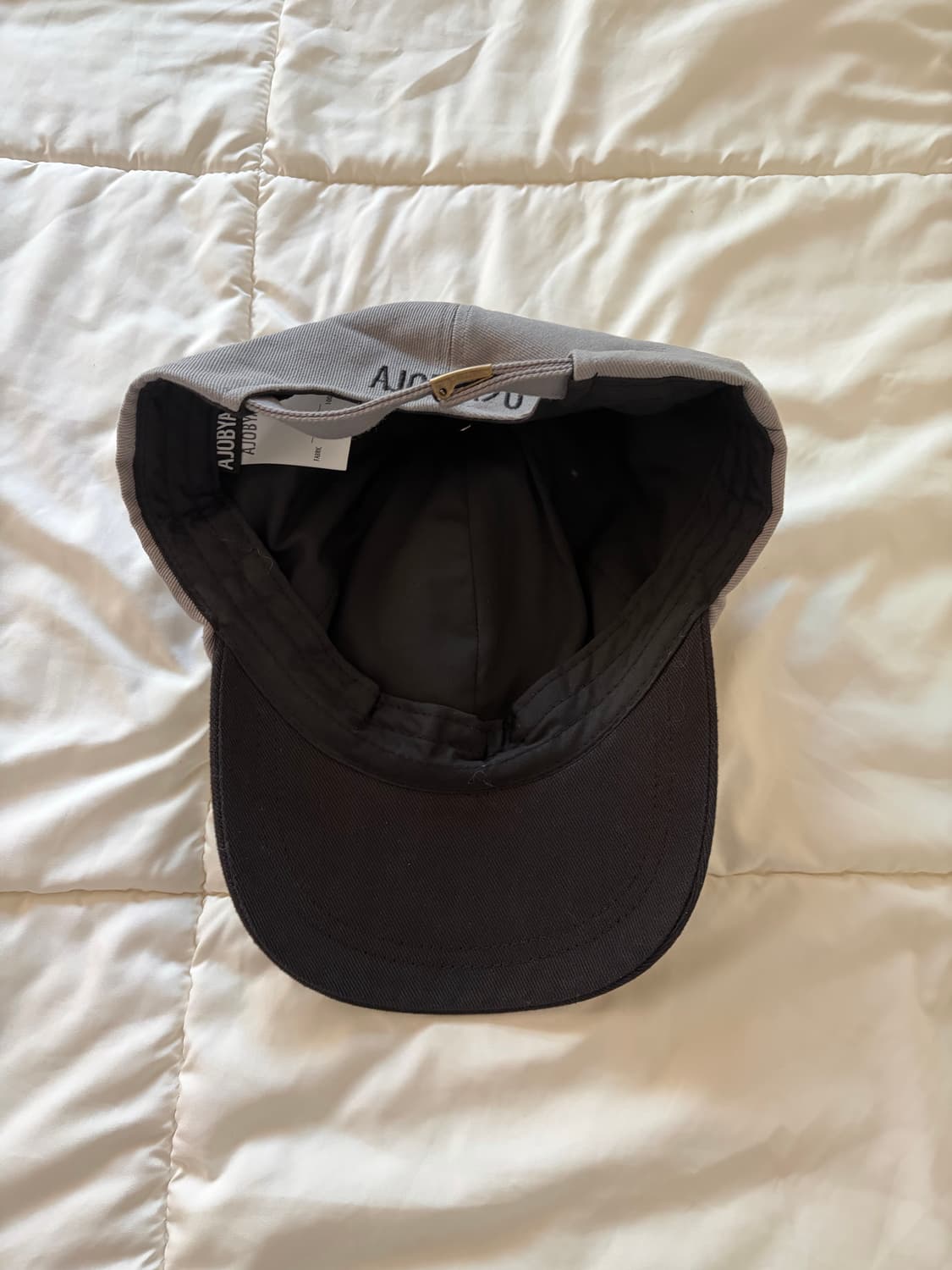 아조바이조 자수 볼캡 그레이 상품이미지2