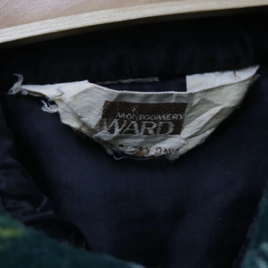 70'S MONTGOMERY WARD 울 체크 셔츠 62143 상품이미지8