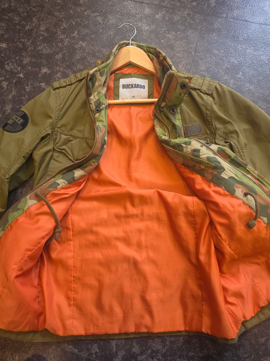  버커루(Buckaroo)의 M65 립스탑 야상 자켓-M 상품이미지6