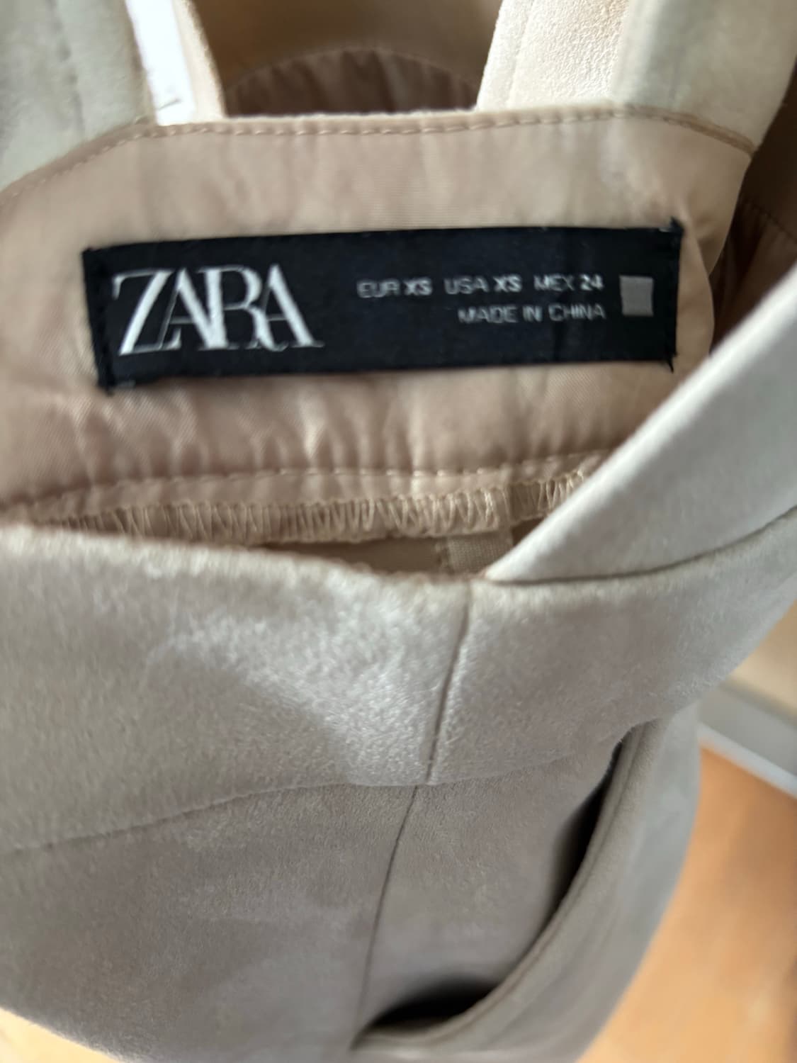 자라 스웨이드 롱 원피스 XS 상품이미지5