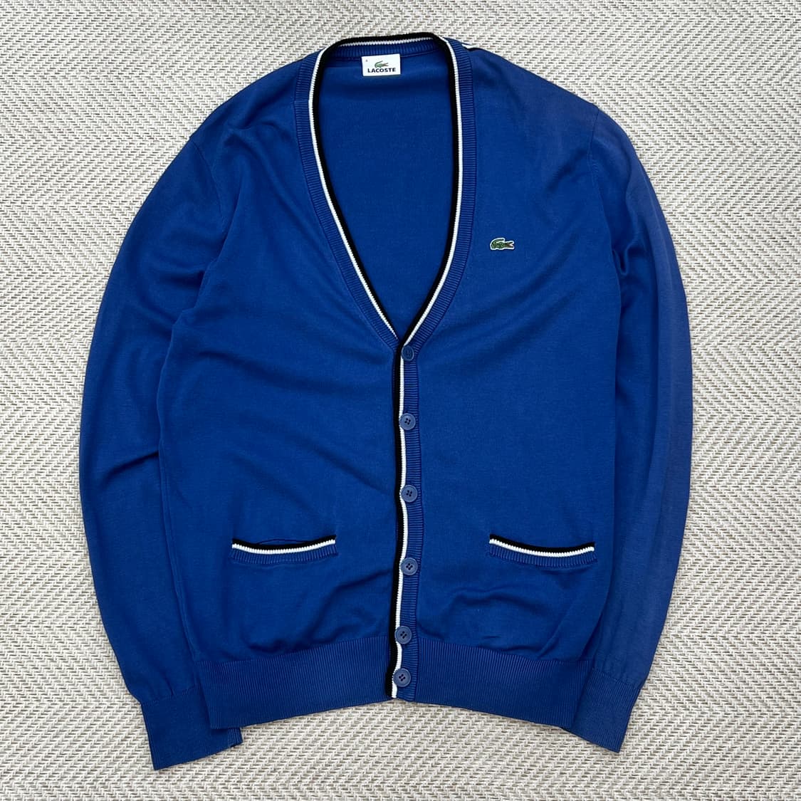 라코스테 브이넥 가디건 r2482 상품이미지1