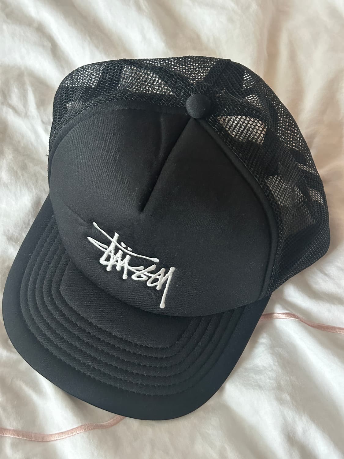 스투시 베이직 트러커 캡 블랙 상품이미지5