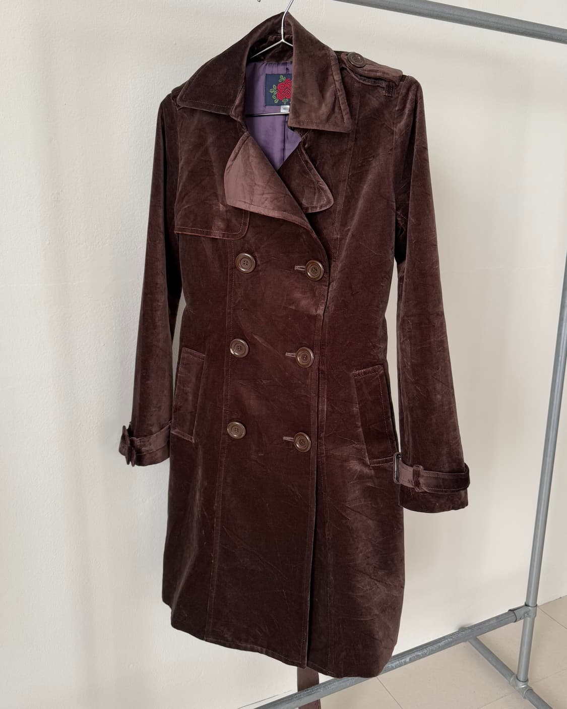 빈티지 벨벳 코트 상품이미지3