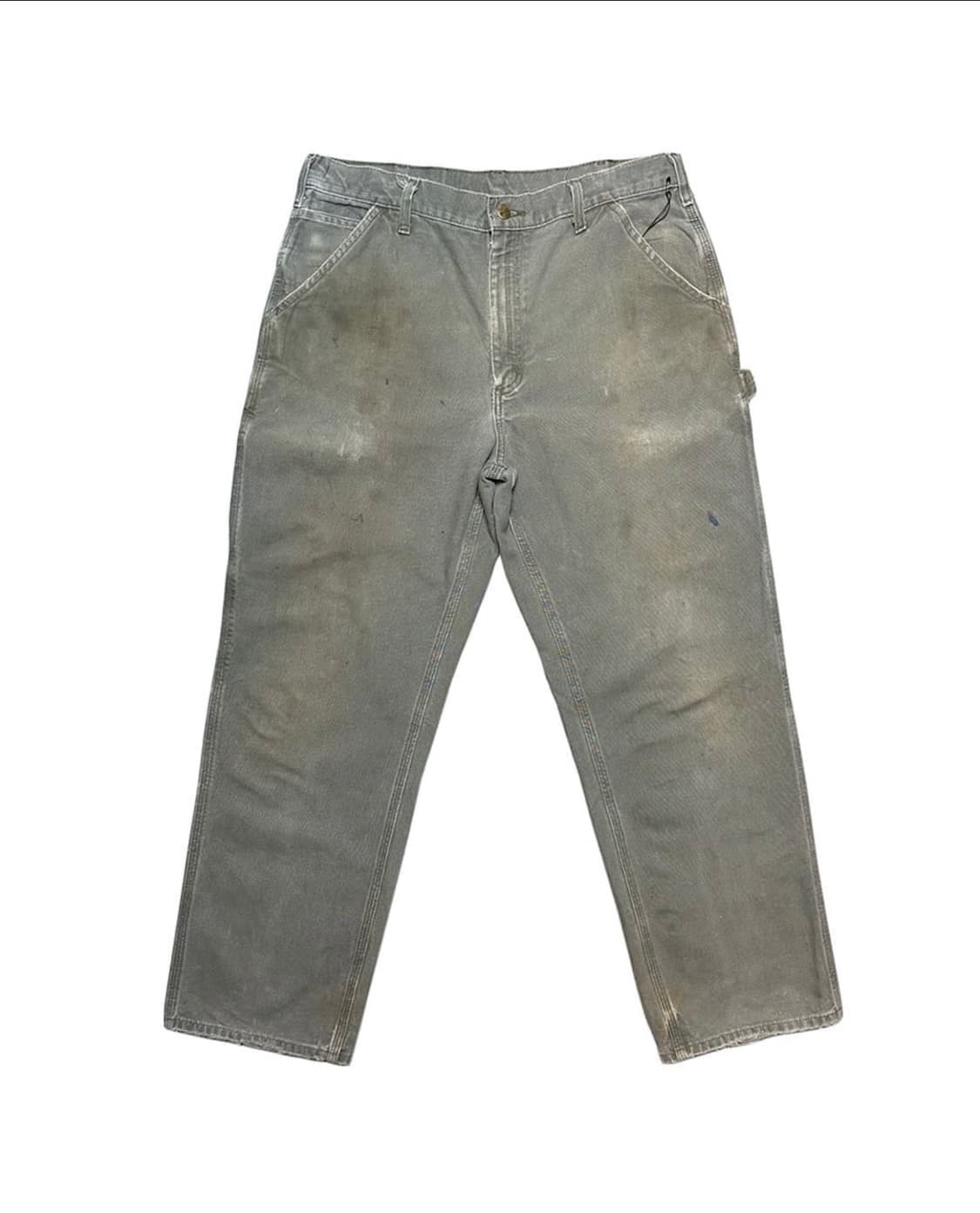 빈티지 칼하트 싱글니팬츠 모스그린 상품이미지1