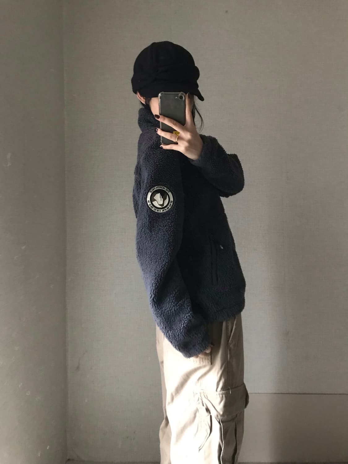 노페 그레이 후리스 상품이미지4