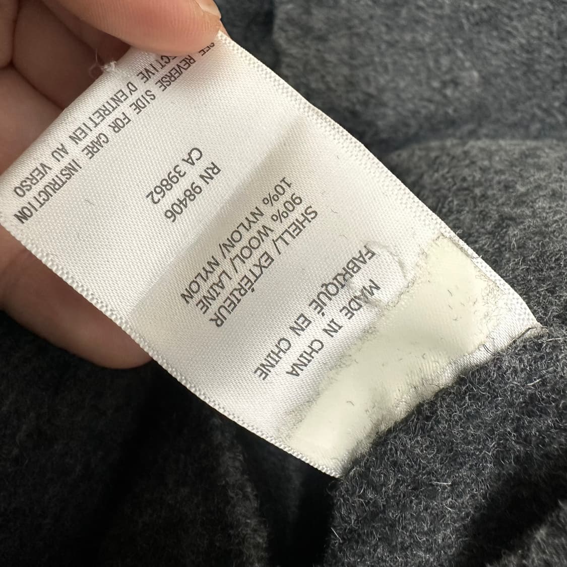 theory 띠어리 울 여성 원피스 그레이 0사이즈 상품이미지9