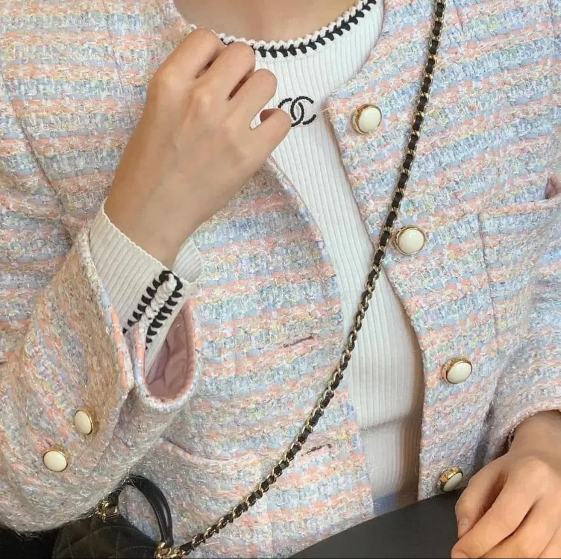 쎄모먼 액트3 트위드 자켓 상품이미지4