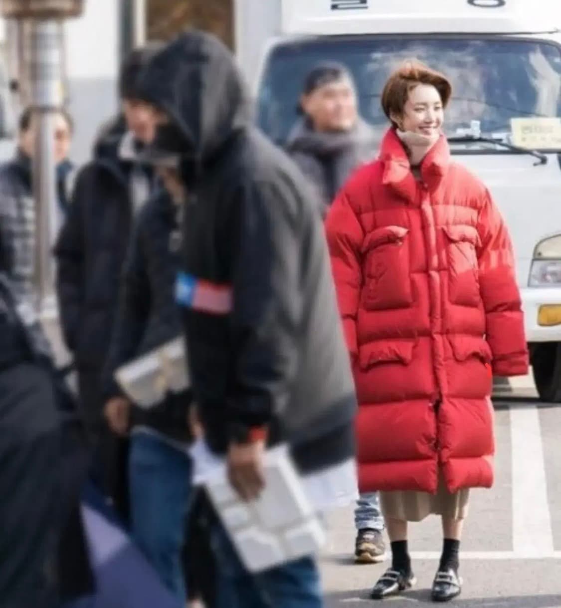 마레 롱패딩 카키 S사이즈 판매합니다! 상품이미지8