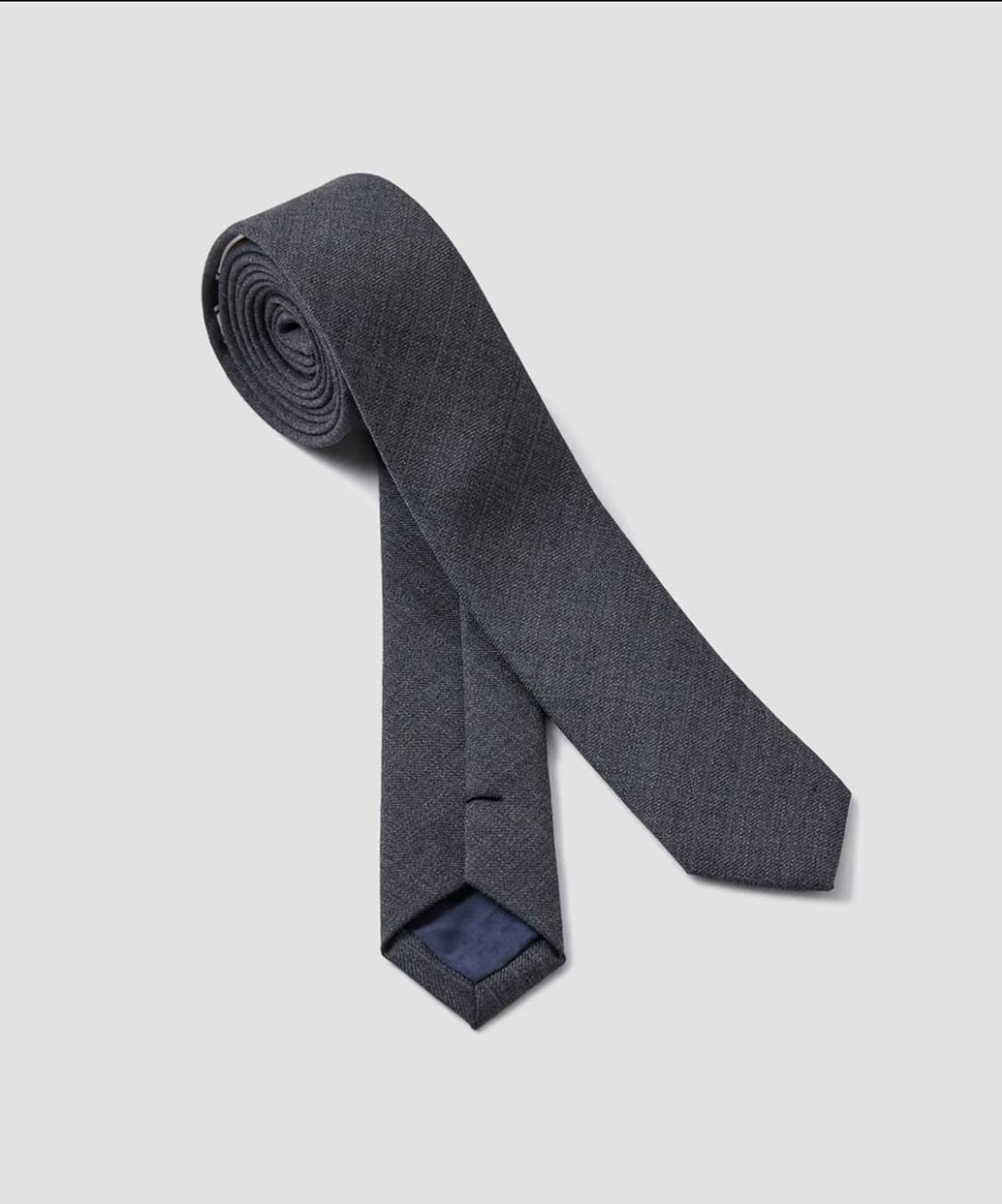 유니온블루 [DESK] STRIPE SLIM TIE [GRAY] 상품이미지1