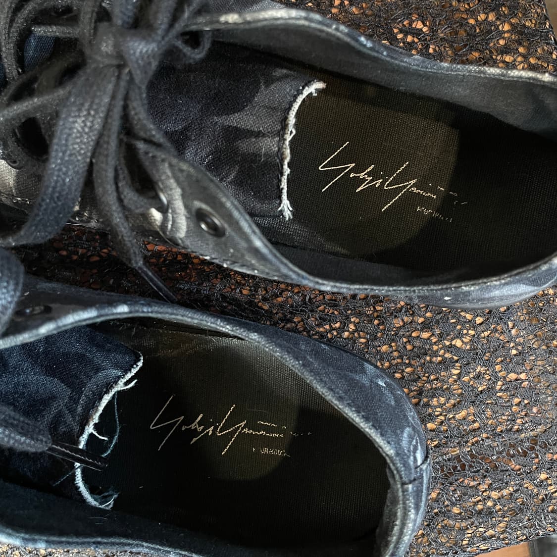 21ss 요지 야마모토 뿌르 옴므 캔버스 로우탑  상품이미지9