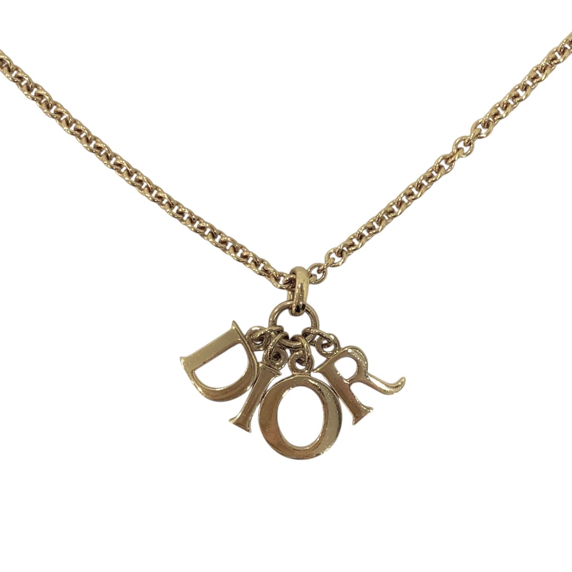 크리스찬 디올 DIOR 볼드 펜던트 체인 골드 여성 빈티지 목걸이 상품이미지2