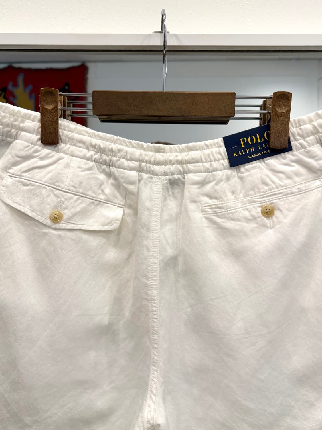 (deadstock) Polo RL 폴로 랄프로렌 린넨 트라우저 쇼츠 상품이미지7