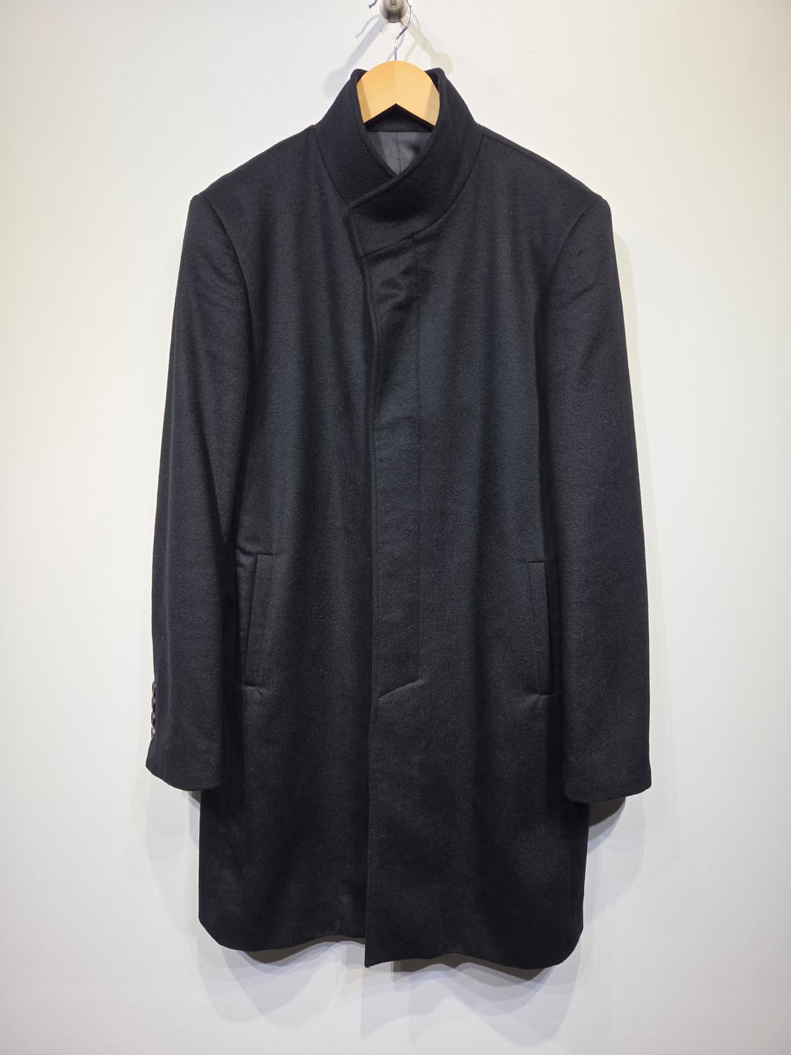 MAMAGARI 마마가리 울 캐시미어 히든 코트 상품이미지2