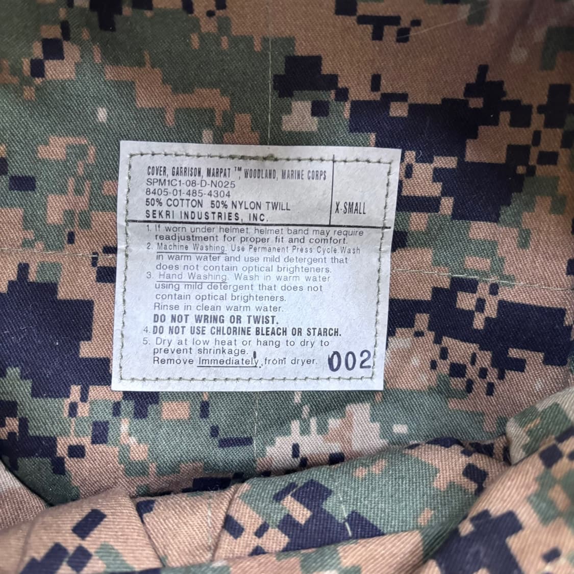 XS USMC 미해병대 오리지널 팔각모 0415E 상품이미지6