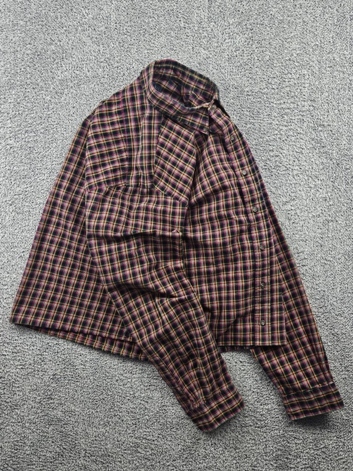 폴로랄프로렌 크롭 커스텀 체크 셔츠 ( XL ) / 11515 상품이미지4