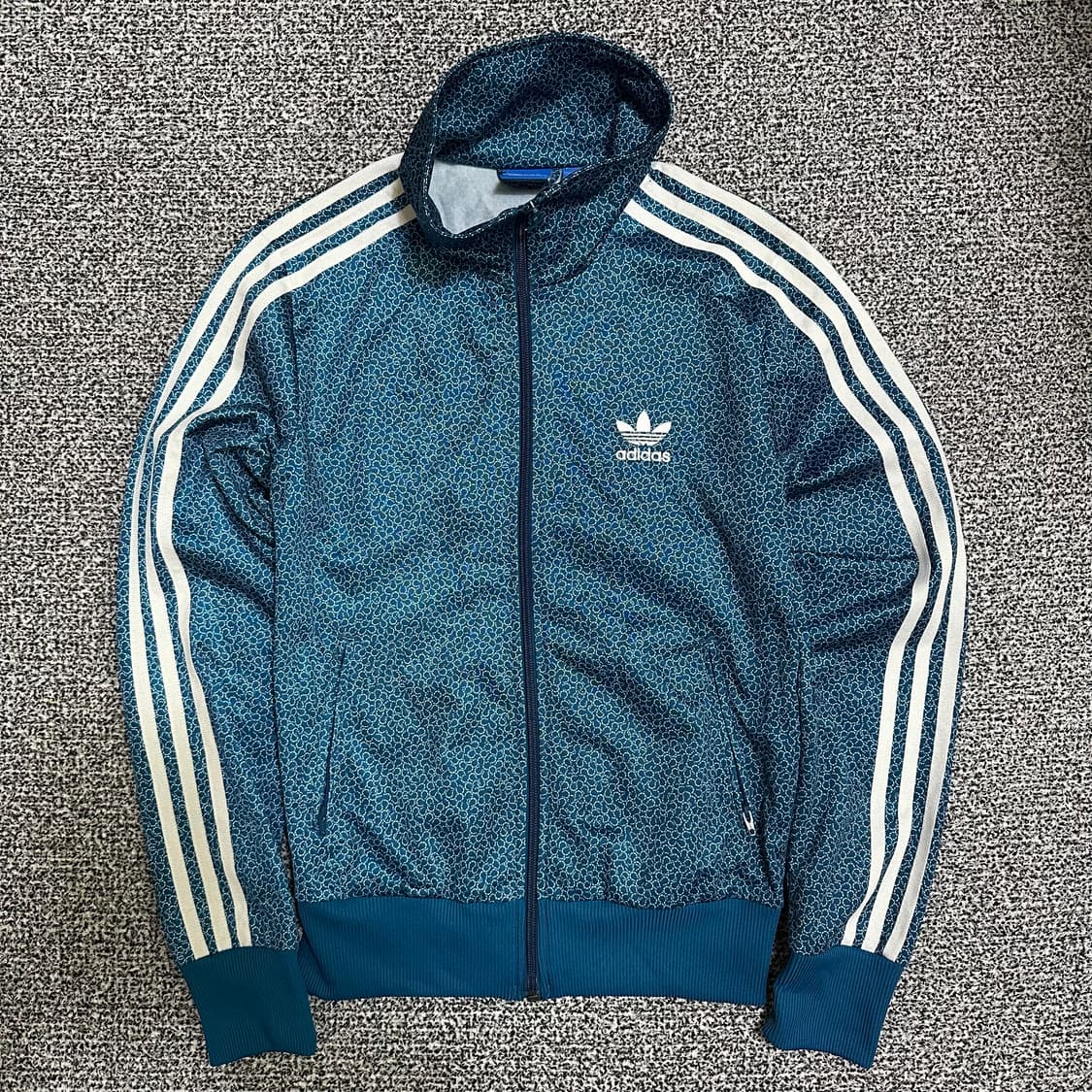 (90) 아디다스 삼선 파이어버드 패턴 트랙탑 져지 상품이미지1