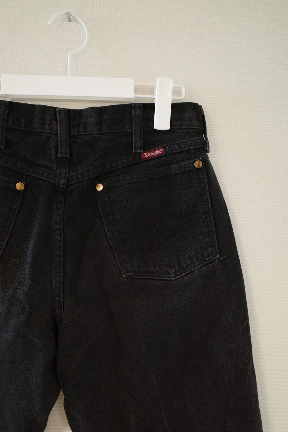 랭글러 블랙 데님팬츠 상품이미지5