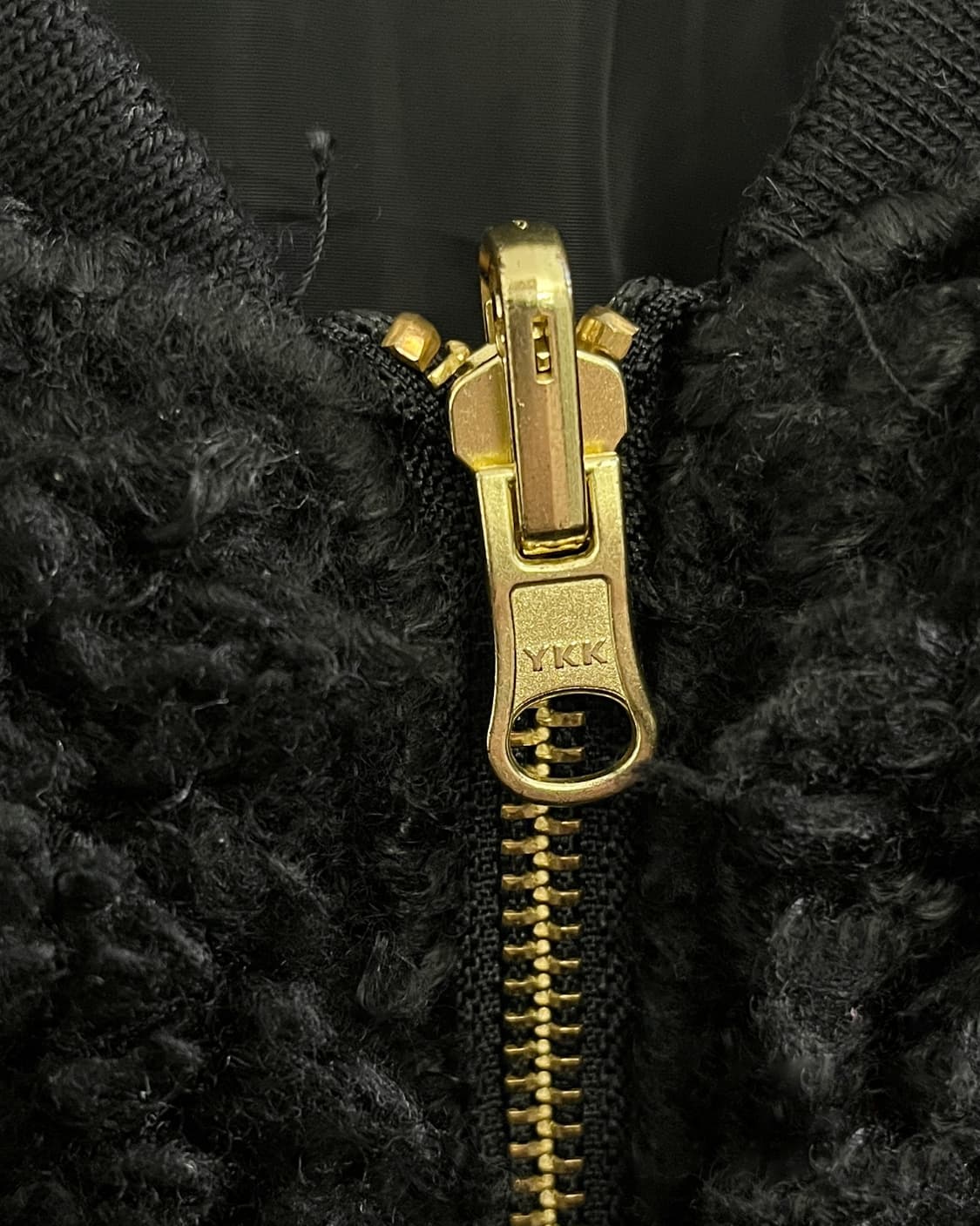 올드 빈티지 크롭 쉐르파 퍼 자켓 블랙 상품이미지8