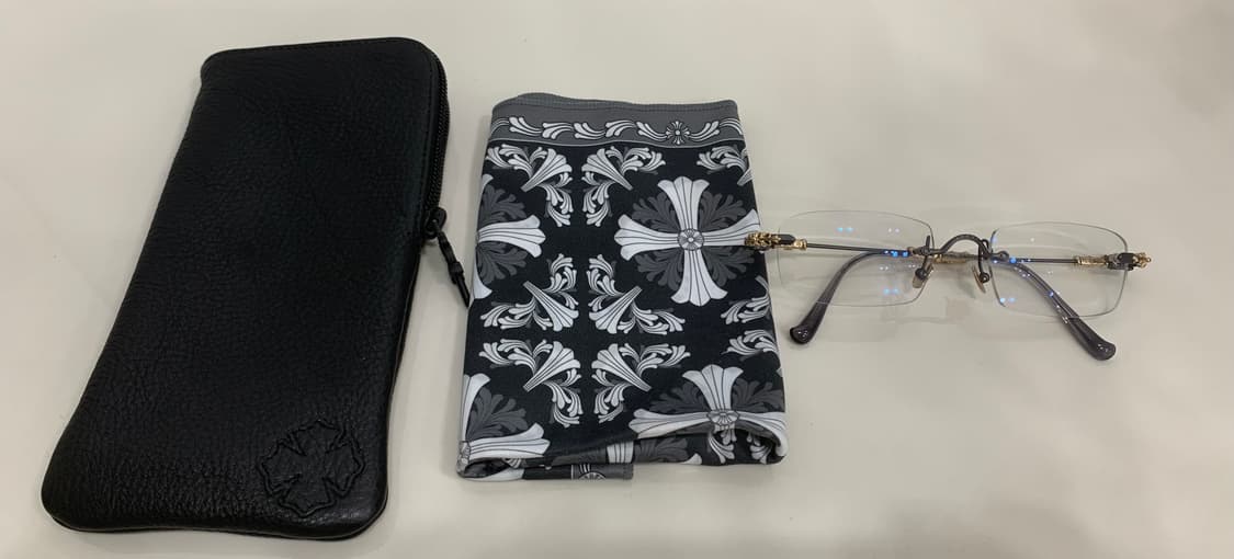 크롬하츠 필스3 [ORB-FL] 안경 그레이&골드 컬러 상품이미지2