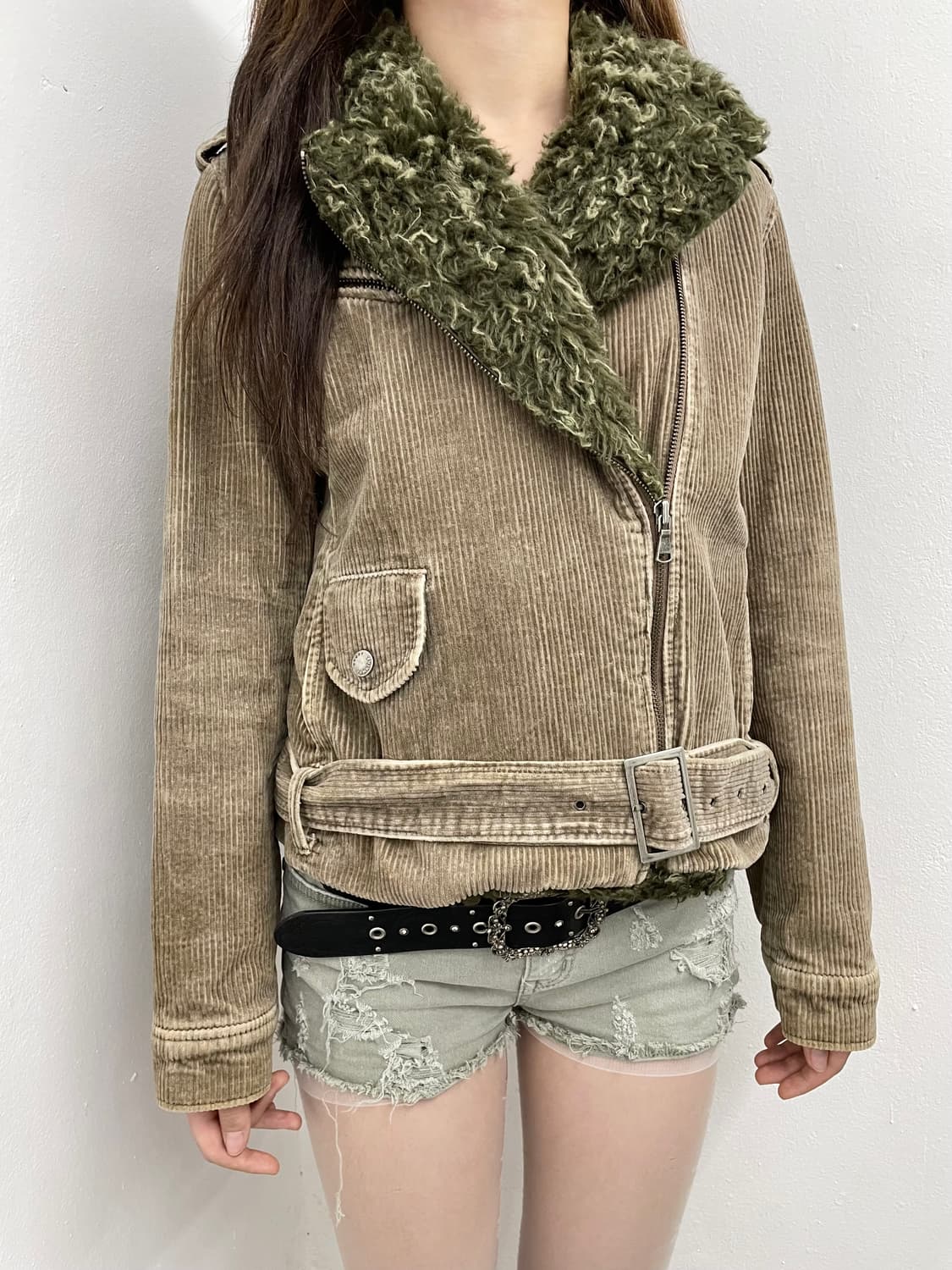 코데즈컴바인 코듀로이 퍼 야상 자켓 상품이미지2