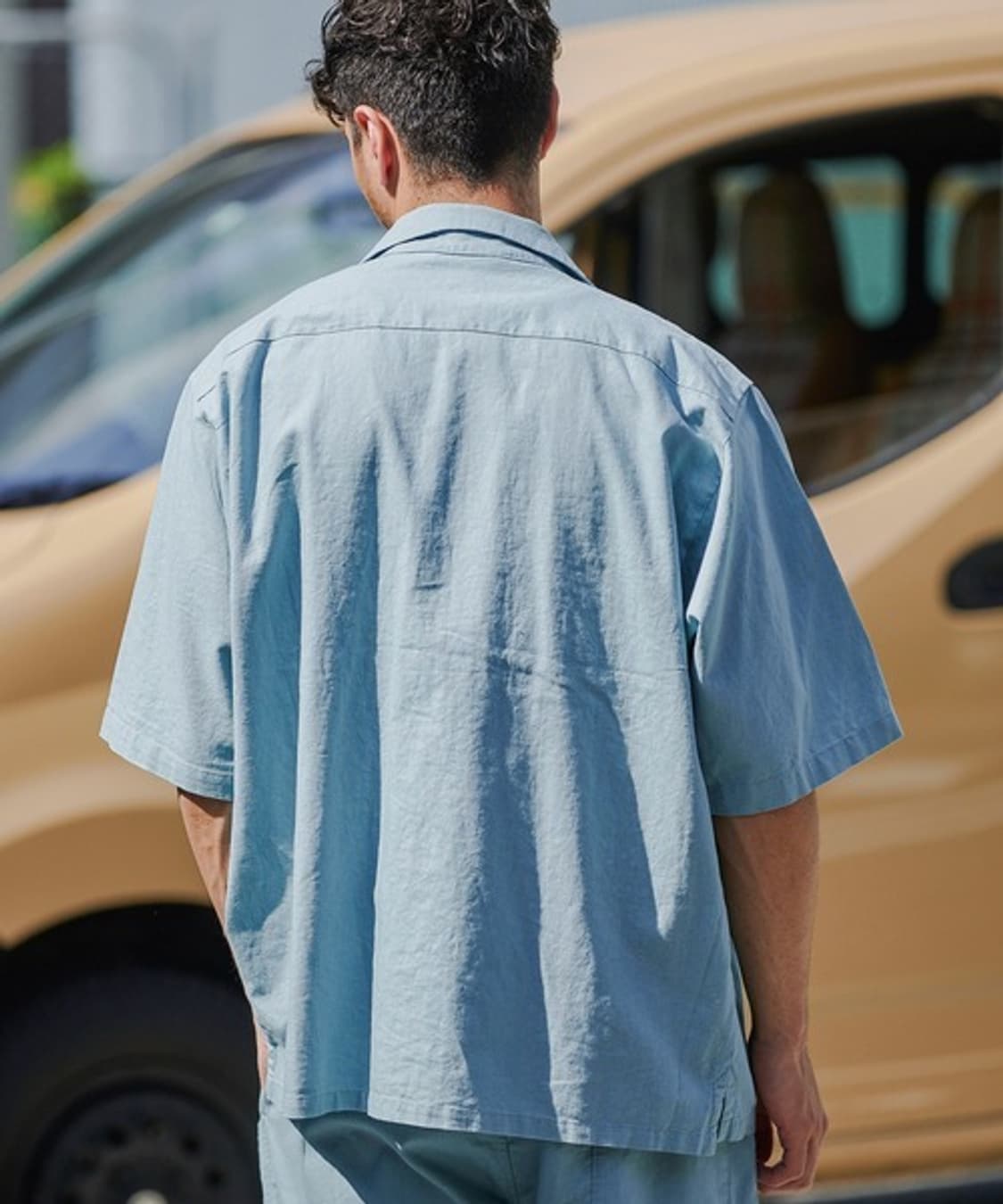 ARMY TWILL Open Collar Shirt 상품이미지2