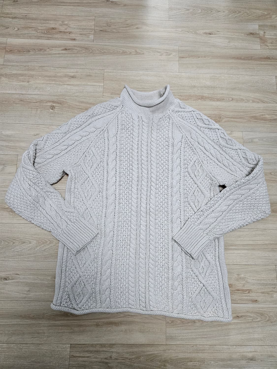 제이크루 롤넥 케이블 스웨터 니트  상품이미지5