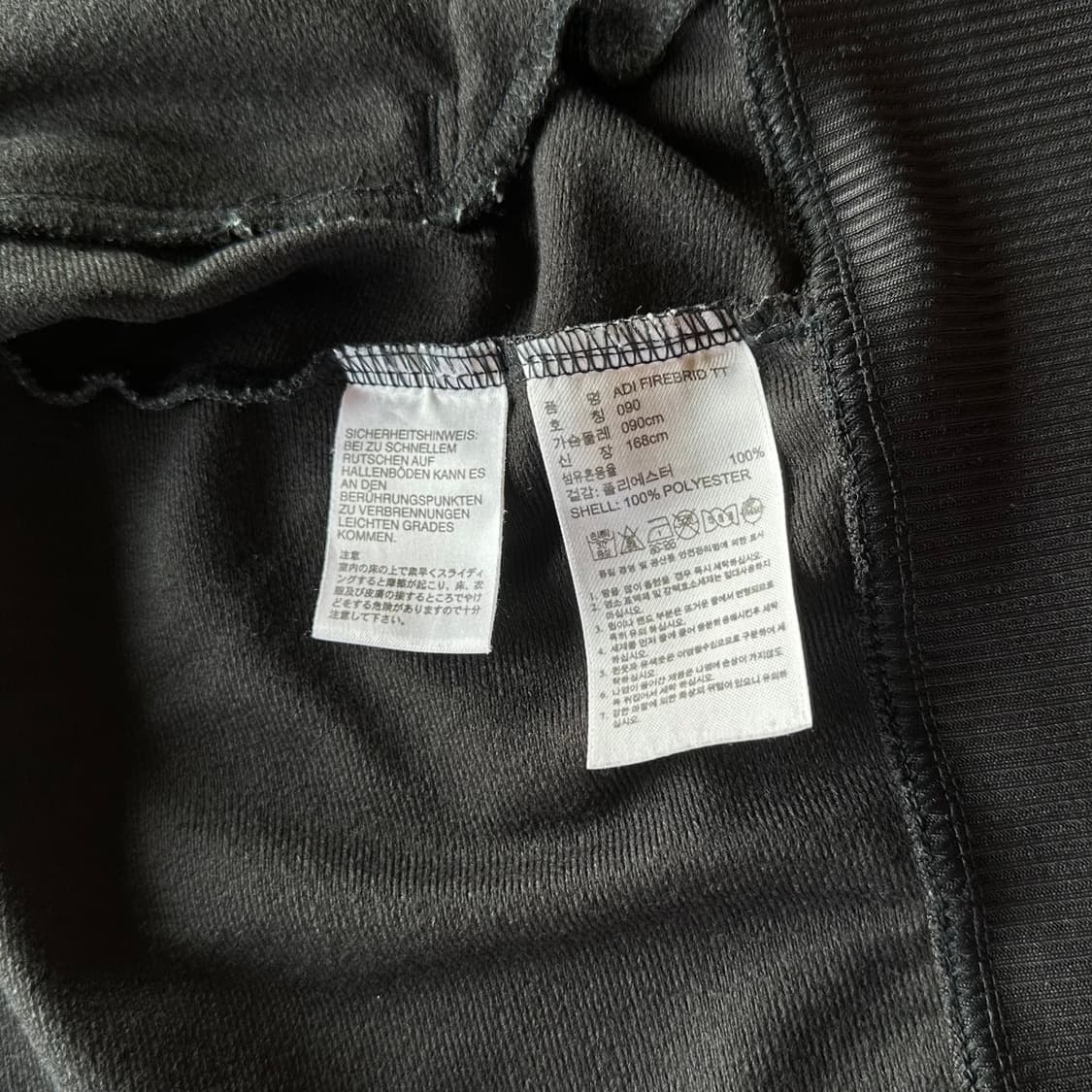 [S-M]아디다스 구형 파이어버드 블랙 트랙탑 져지 상품이미지6