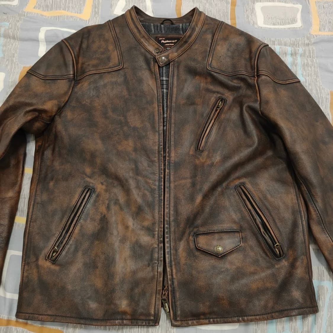 소프트 카프스킨 ’베놈‘ 레더 자켓  상품이미지1