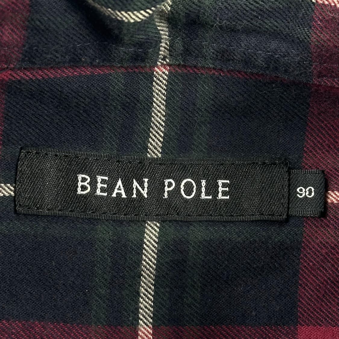 빈폴 클래식 자수 로고 체크셔츠 (S) 상품이미지5