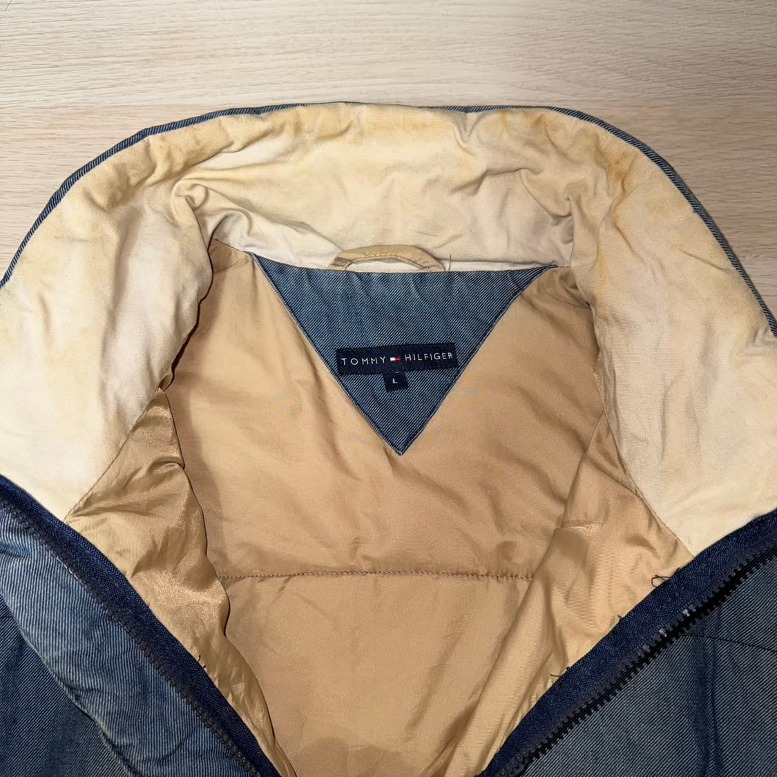 90s 타미힐피거 데님 베스트 (L)  상품이미지6