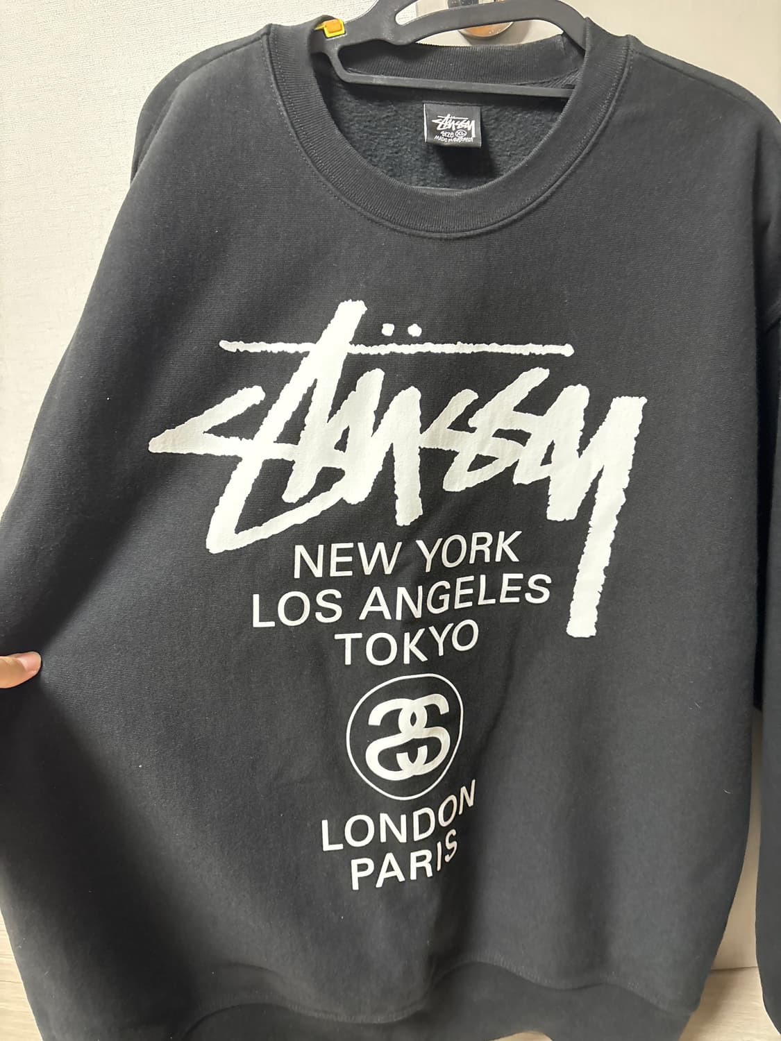 스투시 월드투어 맨투맨 XL 상품이미지1